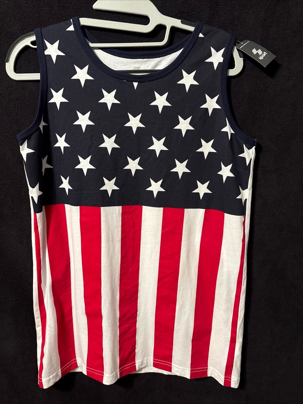 NWT Kids' Patriotic Stars & Stripes Tank Top - Navy, Red & White